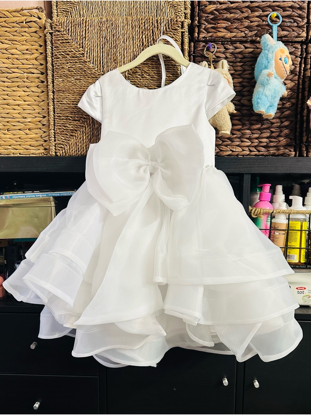 Beautiful Girl White Dress Size 4/5 Years Excellent Condition
